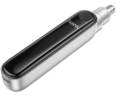 Nose hair trimmer Hoco with display HP33 metal pilka