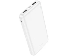 Powerbank Hoco 10000 mAh 2.1A J100 baltas