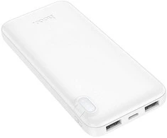 HOCO powerbank 10000 mAh 2A J128 baltas