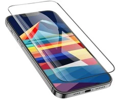 Grūdinto stiklo iPhone 15 / 16 Hoco HD 5D Guardian apsauginis stiklas 10 vnt. G14 juodas
