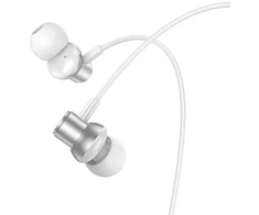 Wire ausinės Jack 3,5 mm Hoco M110 sidabrinis