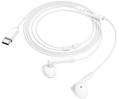Wire ausinės USB C Hoco M95 baltas
