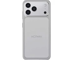 HOTWAV A17 Pro Max smartphone (sidabrinis)