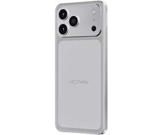 HOTWAV A17 Pro Max smartphone (sidabrinis)