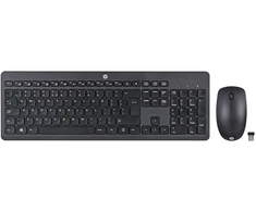 Rinkinys Klaviatūra su pele HP 230 Combo belaidė juoda