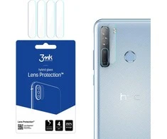 HYBRID GLASS 3MK FLEXIBLE GLASS LENS HTC DESIRE 20 PRO FOR CAMERA 4 PCS.