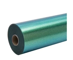 HTVRONT Chameleoninis termotransferinė plėvelė, 30,5 cm x 90 cm (auksinė-žalia)