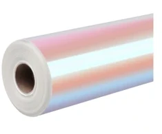 HTVRONT Holographic Self-Adhesive Film, 30.5 cm x 90 cm (Rožinė-Violetinė)