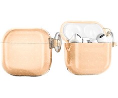Hurtel Blizgantis dėklas, skirtas „AirPods 4“ – auksinis