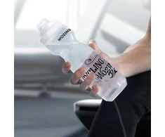 Hurtel HBR-01 750ml bicycle bottle - transparent