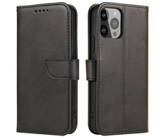 Hurtel Magnetinis dėklas, skirtas Honor Magic5 dangčiui su atvartu, juodas piniginės stovas