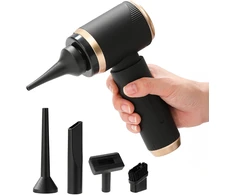 Dulkių siurblys Hurtel Mini Foldable Handheld Car Vacuum Cleaner with Blower Function - Juodas