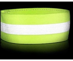 „Hurtel“ dviratis su šviesą atspindinčia juostele, bėgiojamas Velcro 4cm geltonas