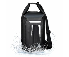 Hurtel WNA-15L waterproof bag for a 15 l sup kayak with an RFID blocking divider - juodas