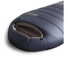 Husky DOPY Down Sleeping Bag -25 °C, 85 × 220 cm, 1.69 kg, Mėlyna-Pilkas