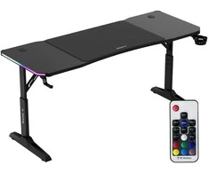 Huzaro Hero 4.6 RGB Juodas Gaming Desk