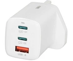 iBOX C-65 Baltas, GaN 65W universalus įkroviklis, JK kištukas