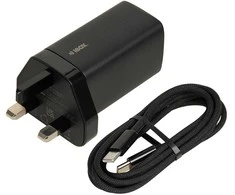 iBOX C-65 Juodas, GaN 65W universalus įkroviklis su JK kištuku