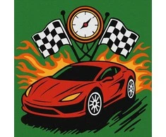 Ideyka Painting by numbers for kids 25x25cm KHO1315 Moment of victory AP0082