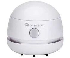 Įkraunamas mini dulkių siurblys darbalaukiui Tenwin 8052-2 micro USB (balta)