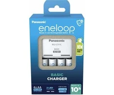 Baterija charger PANASONIC Eneloop Basic BQ-CC51 + 4x AA 2000 mAh (K-KJ51MCD40E)