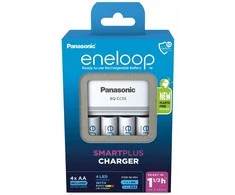 Baterija charger PANASONIC Eneloop Smartplus BQ-CC55 + 4x AA 2000 mAh (K-KJ55MCD40E)