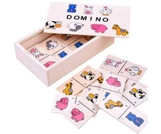 Jokomisiada Illustrated Domino for children of animals ZA2515