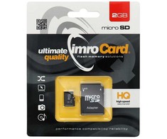 Micro SD atminties kortelė 2GB Imro + adp