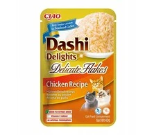 INABA CAT Dashi Delights Delicate Flakes Vištiena - skanėstas katėms - 40g