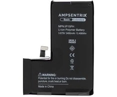 Nešiojamas kompiuteris Inne AmpSentrix Basic battery for iPhone 15 PRO (high capacity 3480 mAh)