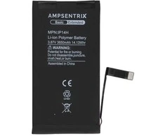 Nešiojamas kompiuteris Inne AmpSentrix Basic battery for iPhone 14 (high capacity 3650 mAh)