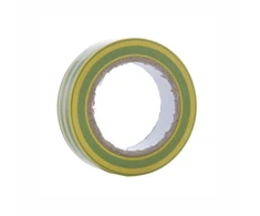 Izoliacinė juosta, Bycom, 0.13 x 15 mm. 10 m. geltona/žalia