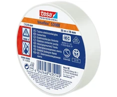 Izoliacinė juosta Tesaflex 53988, balta, 19 mm x 20 m
