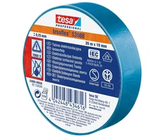 Izoliacinė juosta Tesaflex 53988, mėlyna, 19 mm x 20 m