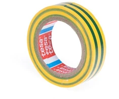 Izoliacinė juosta Tesaflex 53988, žalia/geltona 19 mm x 20 m