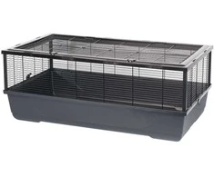 Graužikų Narvas - INTER-ZOO Bernie 100x54x39cm Metalas/Plastikas Juodas