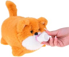 Jokomisiada Interactive ginger dog PULPET - barks and moves his eyes records voice + bottle ZA5479