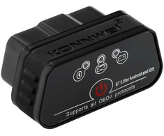 OEM diagnostikos sąsaja „Bluetooth“ OBD2 „Vgate iCar2 V2.2“ juodas