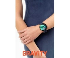 Išmanusis laikrodis DAMSKI GRAVITY GT11-6 - AMOLED, DODATKOWY PASEK (sg044f)