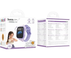 Išmanusis laikrodis for kids 1,69" 4G GPS with call function Hoco Y108 violetinė