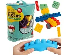 Iso Trade guminiai blokeliai - sensoriniai 80 vnt. 26575
