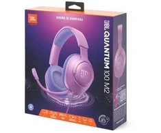 JBL Quantum 100M2 laidinės žaidimų ausinės su mikrofonu, Violetinės
