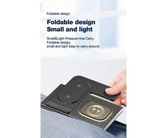 JELLICO wireless charger 3in1 W12 15W Juodas