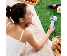 Ventiliatorius Jisulife Handheld Fan 10 4000mAh Portable USB Fan - Mėlyna
