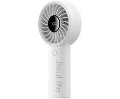 „Jisulife“ nešiojamasis ventiliatorius „Life4“, 3600 mAh, nešiojamas USB ventiliatorius – pilkas