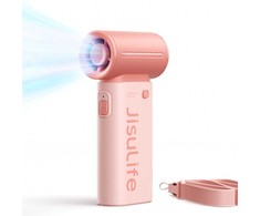 Jisulife Handheld Fan Life9 3600mAh Portable Mini Blower USB Fan - Rožinė