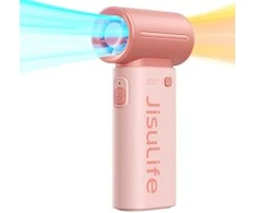 Jisulife Handheld Fan Life9 5000mAh Portable Mini Blower USB Fan - Rožinė