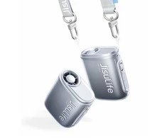 Ventiliatorius Jisulife Neck Fan 5 4500mAh Mini Fan with Lanyard - Juodas