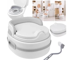Jokomisiada 3-in-1 Children’s Potty – Potty, Step Stool, Toilet Seat Reducer with Footrest ZA6574