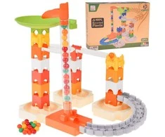 Jokomisiada 63-piece marble run, marble run, marble slide ZA5980
